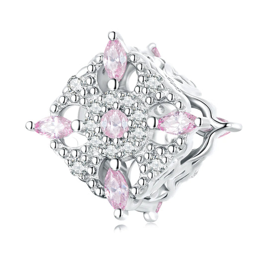 Vintage Pattern Charm - Pink