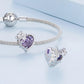 Heart Shape Birthstone Charm Beads