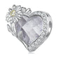 Heart Shape Birthstone Charm Beads