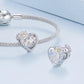 Heart Shape Birthstone Charm Beads