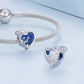 Heart Shape Birthstone Charm Beads