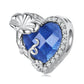 Heart Shape Birthstone Charm Beads