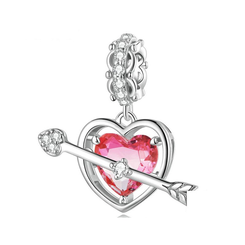 Arrow & Heart Dangle Charm