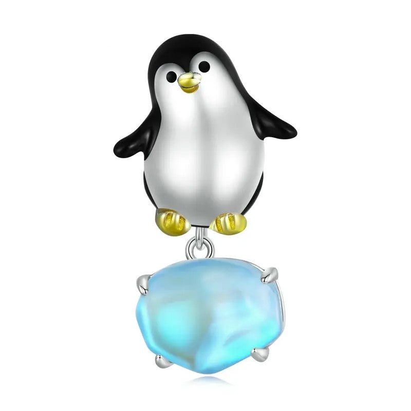 Penguin With Ice Charm