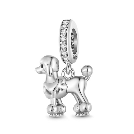 Poodle Dog Dangle Charm