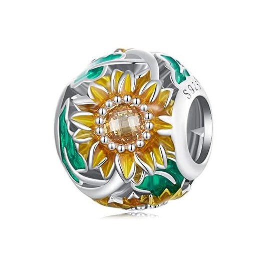 Sunflower Ball Charm - 2