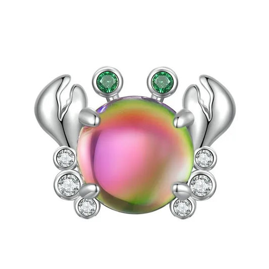 Crab Charm - Pink