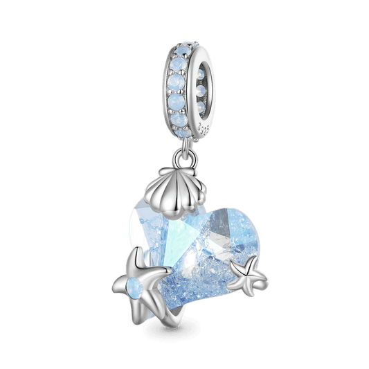 Blue Sea World Pendant Dangle Charm