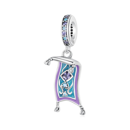 Aladdin Magic Carpet Dangle Charm 2
