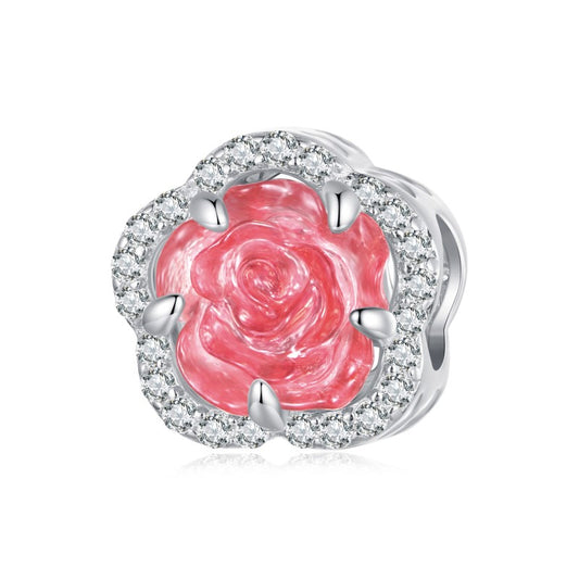 UV Color Changing Rose Bead Charm