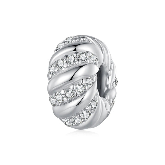 Twist Spacer Clip Charm