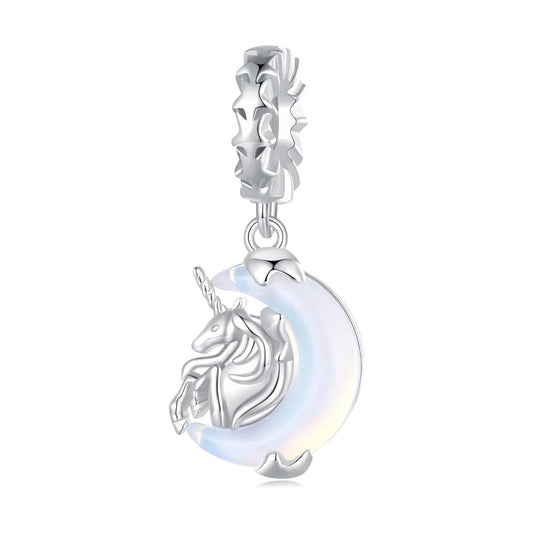 Moon Unicorn Dangle Charm