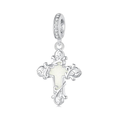 Luminous Vintage Cross Dangle Charm