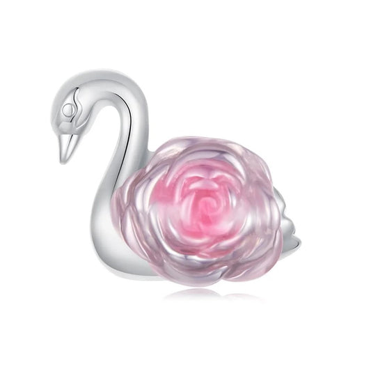 Romantic Dreamy Swan Charm