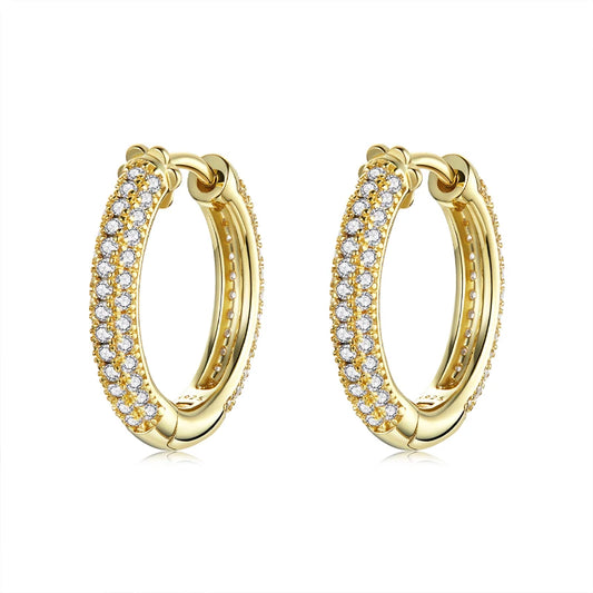 Luxury Hoop Earrings - Gold