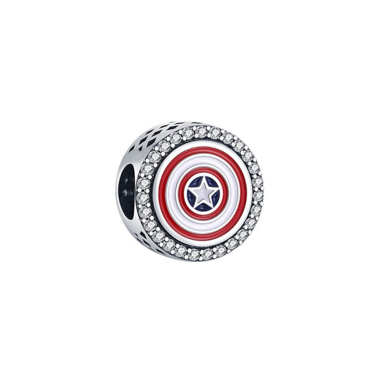 The Avengers Captain America Shield Charm