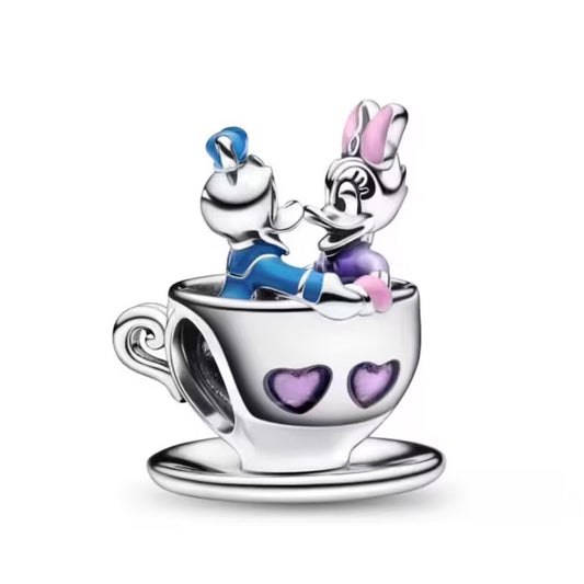 Donald and Daisy Duck Cup Charm