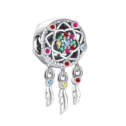 Colorful Dreamcatcher Charm