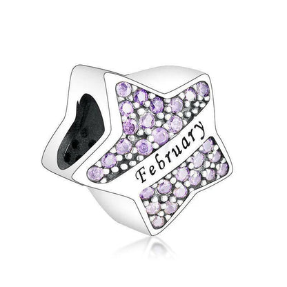 Star Birthstone Charm