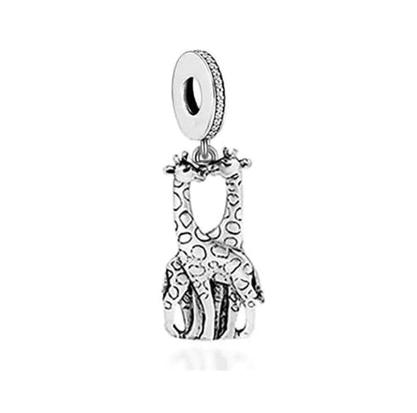 Giraffe Pair Dangle Charm