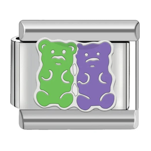 Gummy Bears Link - Green & Purple