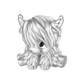 Highland Cow Charm