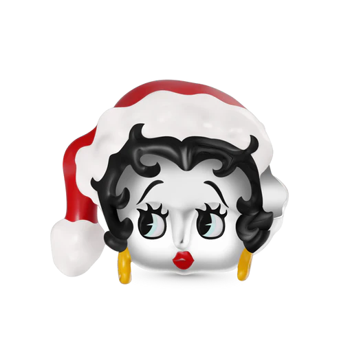 Santa Betty Boop Charm