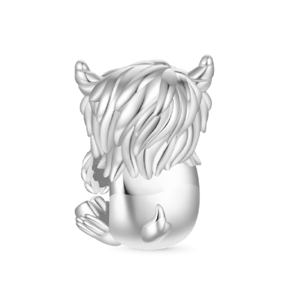 Cute Highland Cow Charm