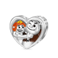 Shrek & Fiona Embrace Heart Charm