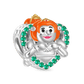 Shrek Princess Fiona Ogre or Human Double-Sided Charm