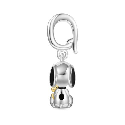 Peanuts Snoopy & Woodstock Hugging Dangle Charm