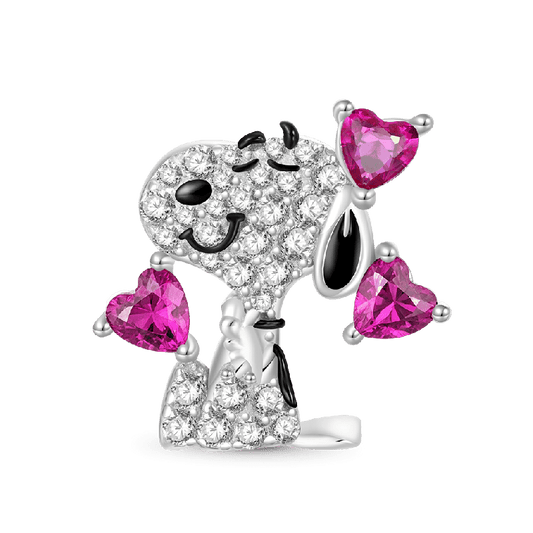 Peanuts Snoopy Love Sparkling Charm