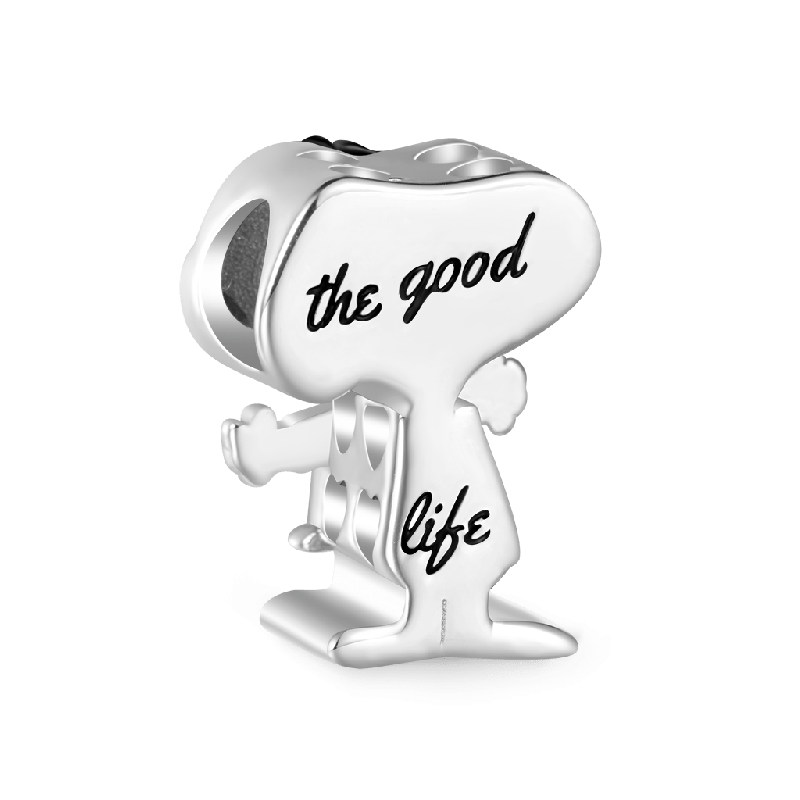 Peanuts Snoopy Striped Short-sleeve Charm