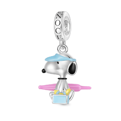Peanuts Snoopy Summer Beach Bum Dangle Charm