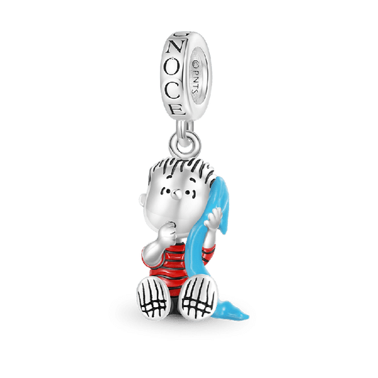 Peanuts Linus Sitting with Blanket Dangle Charm