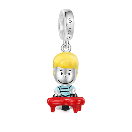 Peanuts Schroeder Playing Piano Dangle Charm