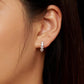 Moissanite Hoop Earrings