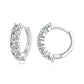 Moissanite Hoop Earrings