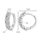 Moissanite Hoop Earrings