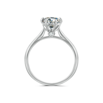 Classic Solitaire Setting Moissanite Ring - 1ct