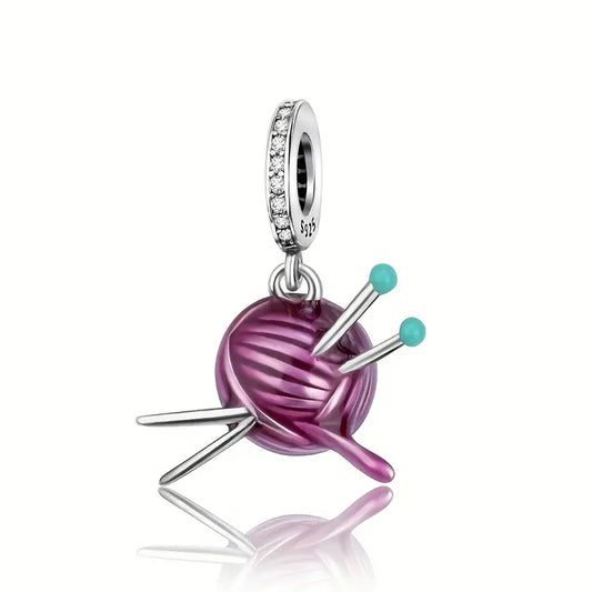 Knitting Dangle Charm