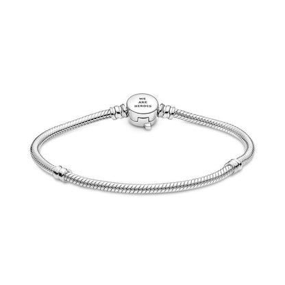 The Avengers Logo Clasp Snake Chain Bracelet