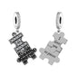 I Love You To Pieces Sparkling Puzzle Dangle Charm