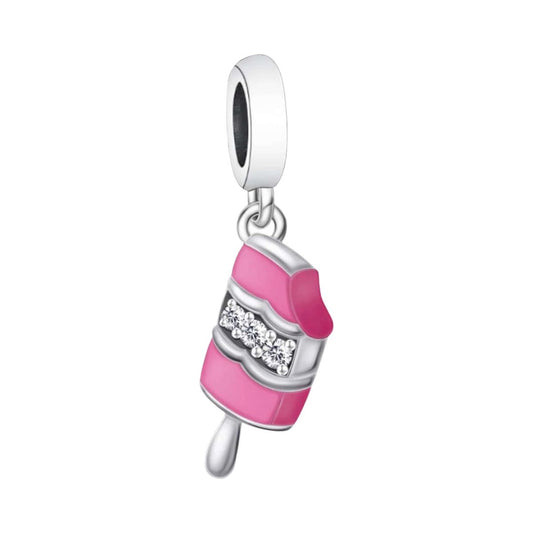 Pink Ice Cream Dangle Charm