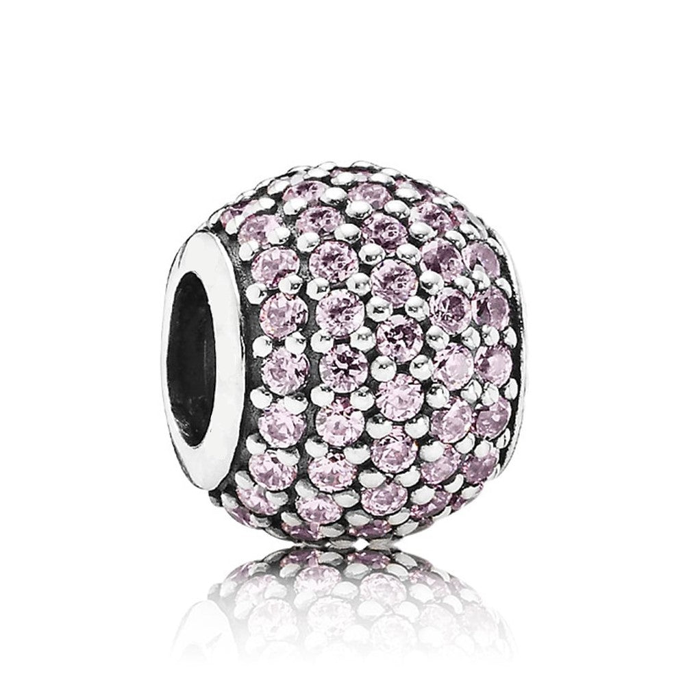 Pink Sparkling Ball Charm