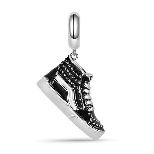 Sneaker Shoe Dangle Charm - Black