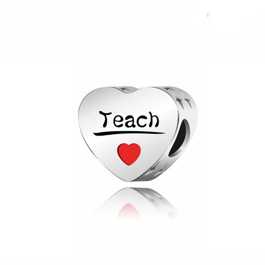 Teach Heart Charm