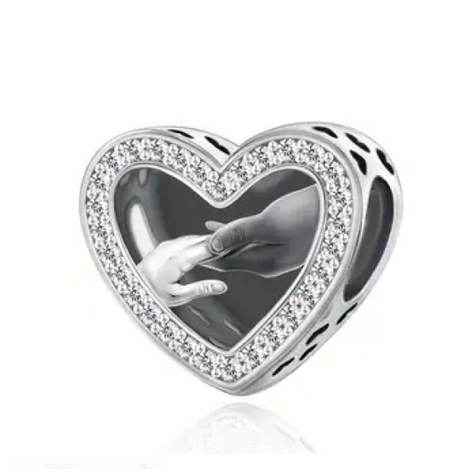 You & Me Heart Charm