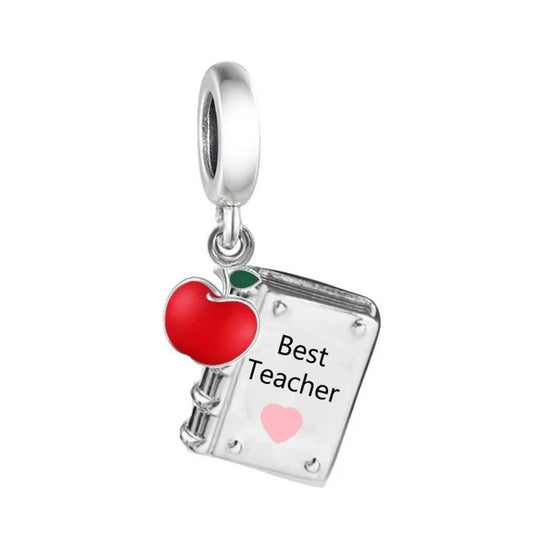 Best Teacher Dangle Charm