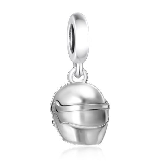 Racing Helmet Dangle Charm